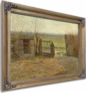 La Porte De La Ferme By Henri Le Sidaner