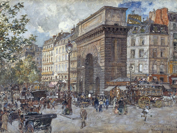 Frederic Houbron La Porte Saint Martin By Frederic Houbron