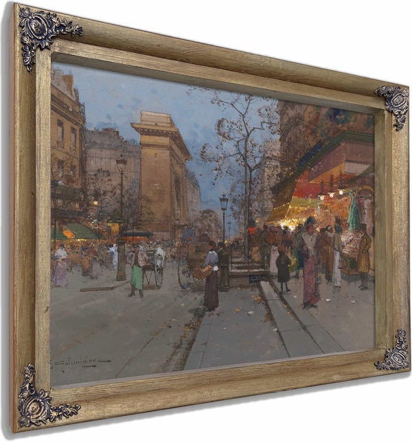 La Porte St Denis By Eugene Galien Laloue 1