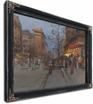 La Porte St Denis By Eugene Galien Laloue 1