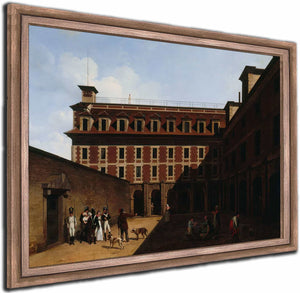 La Prison Des Madelonnettes Rue Des Fontaines By Louis Leopold Boilly