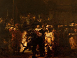 Felix Ziem La Ronde De Nuit Dapres Rembrandt By Felix Ziem