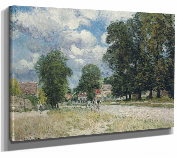 La Route De Marly Le Roi By Alfred Sisley