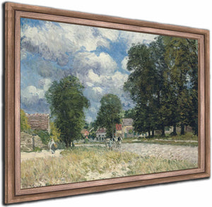 La Route De Marly Le Roi By Alfred Sisley