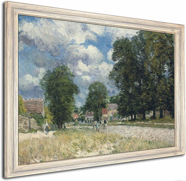 La Route De Marly Le Roi By Alfred Sisley