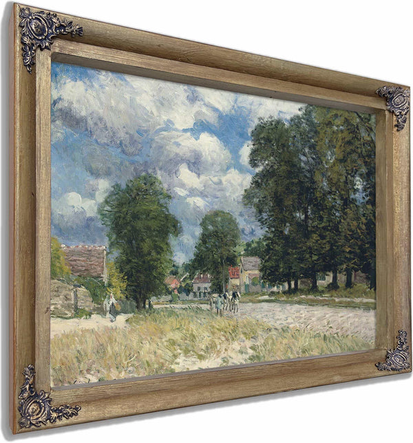 La Route De Marly Le Roi By Alfred Sisley