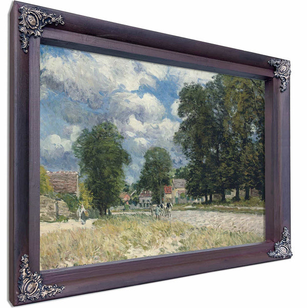 La Route De Marly Le Roi By Alfred Sisley