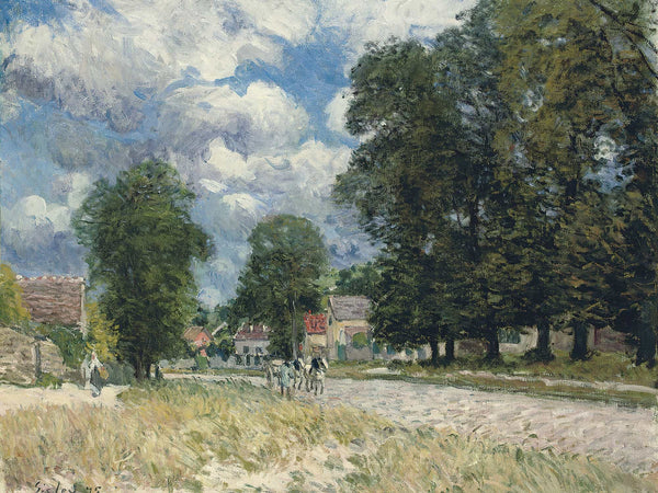 Alfred Sisley La Route De Marly Le Roi By Alfred Sisley