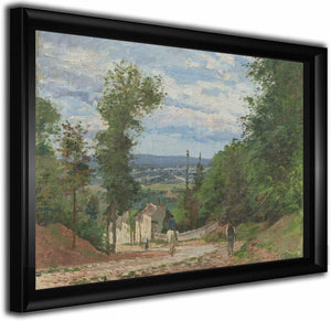 La Route De Marly Louveciennes By Camille Pissarro