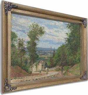 La Route De Marly Louveciennes By Camille Pissarro