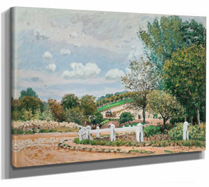 Alfred Sisley La Route De Verrieres By Alfred Sisley