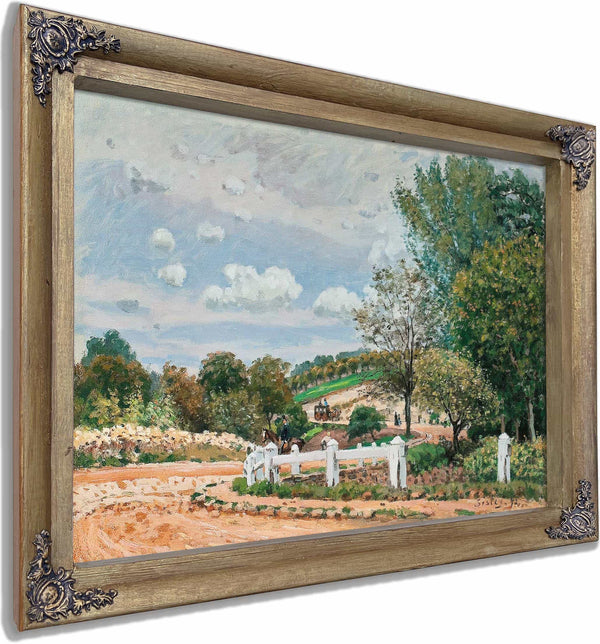 La Route De Verrieres By Alfred Sisley