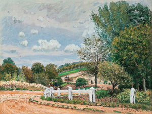 Alfred Sisley La Route De Verrieres By Alfred Sisley