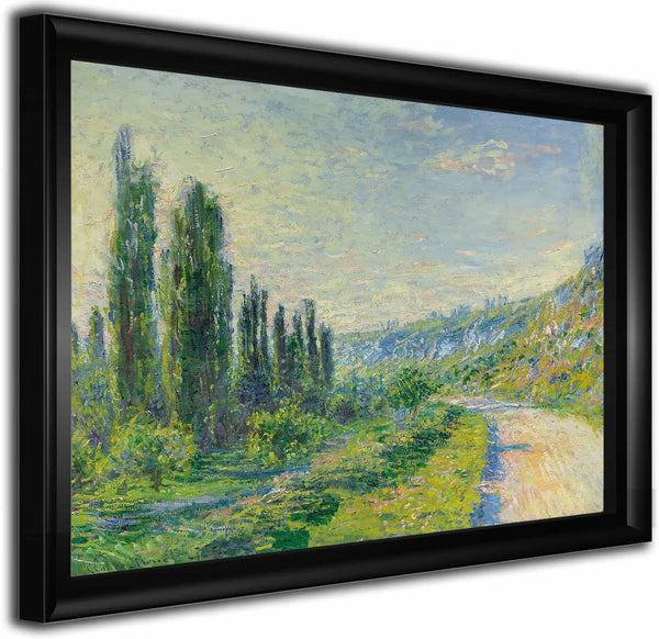 La Route De Vetheuil By Claude Monet