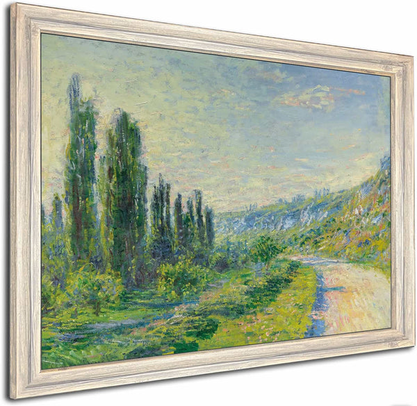 La Route De Vetheuil By Claude Monet