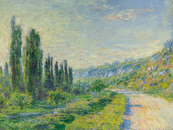 Claude Monet La Route De Vetheuil By Claude Monet