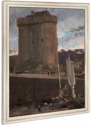 La Tour De Solidor At St Severin Normandy By James Carroll Beckwith