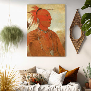 George Catlin La Wah He Coots La Shaw No Brave Chief A Skidi Pawnee By George Catlin