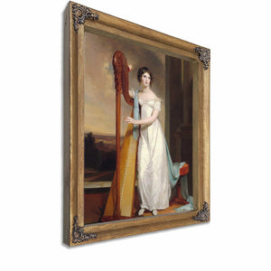 Lady With A Harp Eliza Ridgely By Thomas Sully