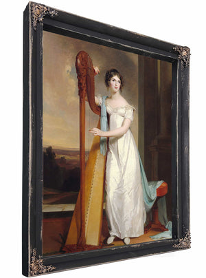 Lady With A Harp Eliza Ridgely By Thomas Sully