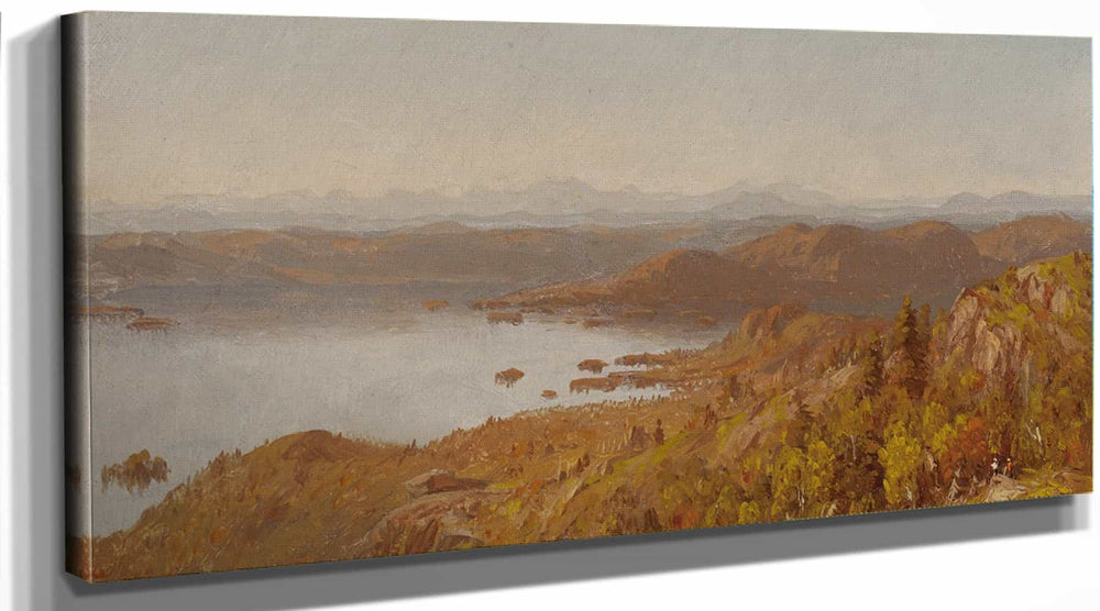 Sanford Robinson Gifford Lake George From Buck Mountain By Sanford Robinson Gifford