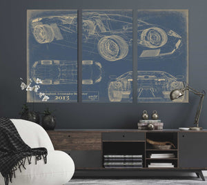 Lamborghini Aventador Roadster 2013 Wall Art from Bella Frye.