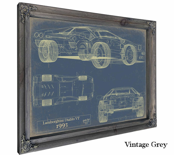 Lamborghini Diablo Vt 1993 Wall Art from Bella Frye.