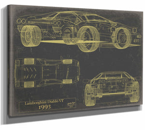 Lamborghini Diablo Vt 1993 Wall Art from Bella Frye.