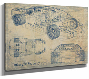 Lamborghini Murcielago Wall Art from Bella Frye.