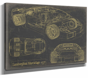 Lamborghini Murcielago Wall Art from Bella Frye.