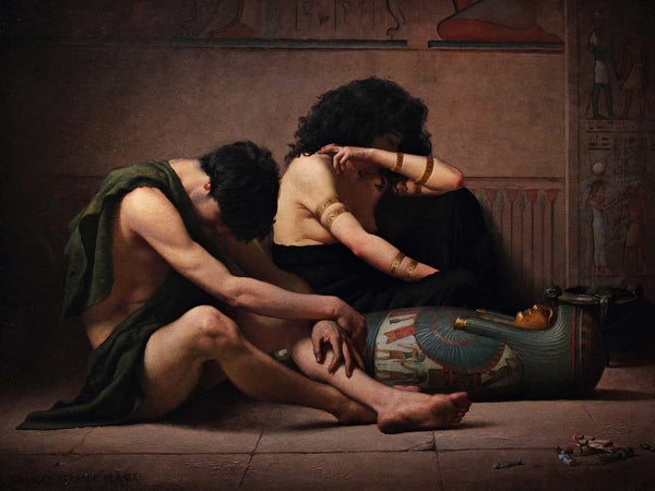 Charles Sprague Pearce Lamentations Over The Death Of The First Born Of Egypt By Charles Sprague Pearce