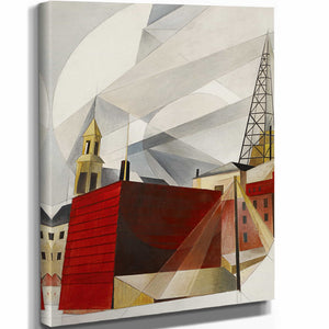 Charles Demuth 11" x 14" / Stretched Canvas Wrap Lancaster By Charles Demuth