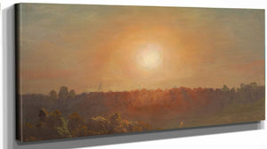 Frederic Edwin Church Landscape At Sunset (1860–70) By Frederic Edwin Church