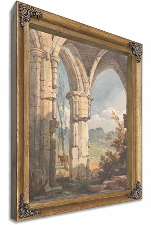 Landscape Looking Through Ruined Archway By Thomas Sully