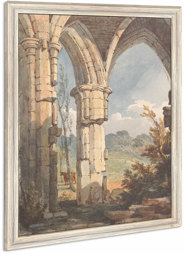 Landscape Looking Through Ruined Archway By Thomas Sully