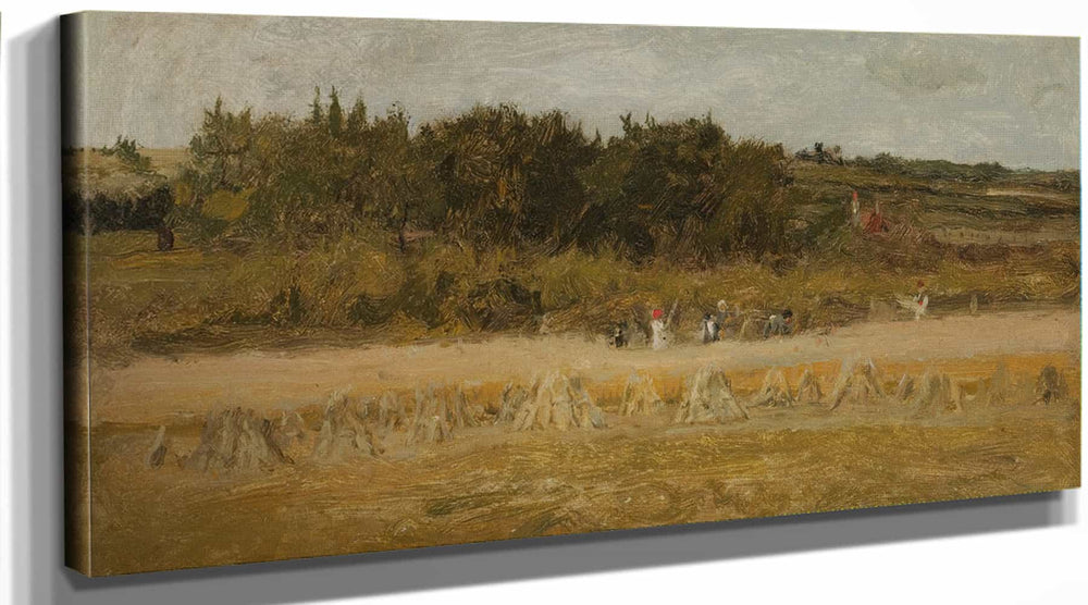 Eastman Johnson Landscape Sketch By Eastman Johnson