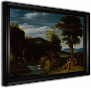 Landscape With A Hermit By Domenichino