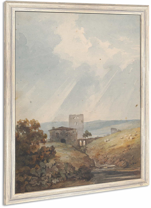 Landscape With Castle Hills And Mountains By Thomas Sully