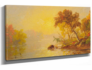 Jasper Francis Cropsey Landscape By Jasper Francis Cropsey