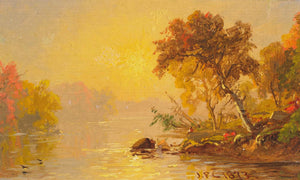 Jasper Francis Cropsey Landscape By Jasper Francis Cropsey