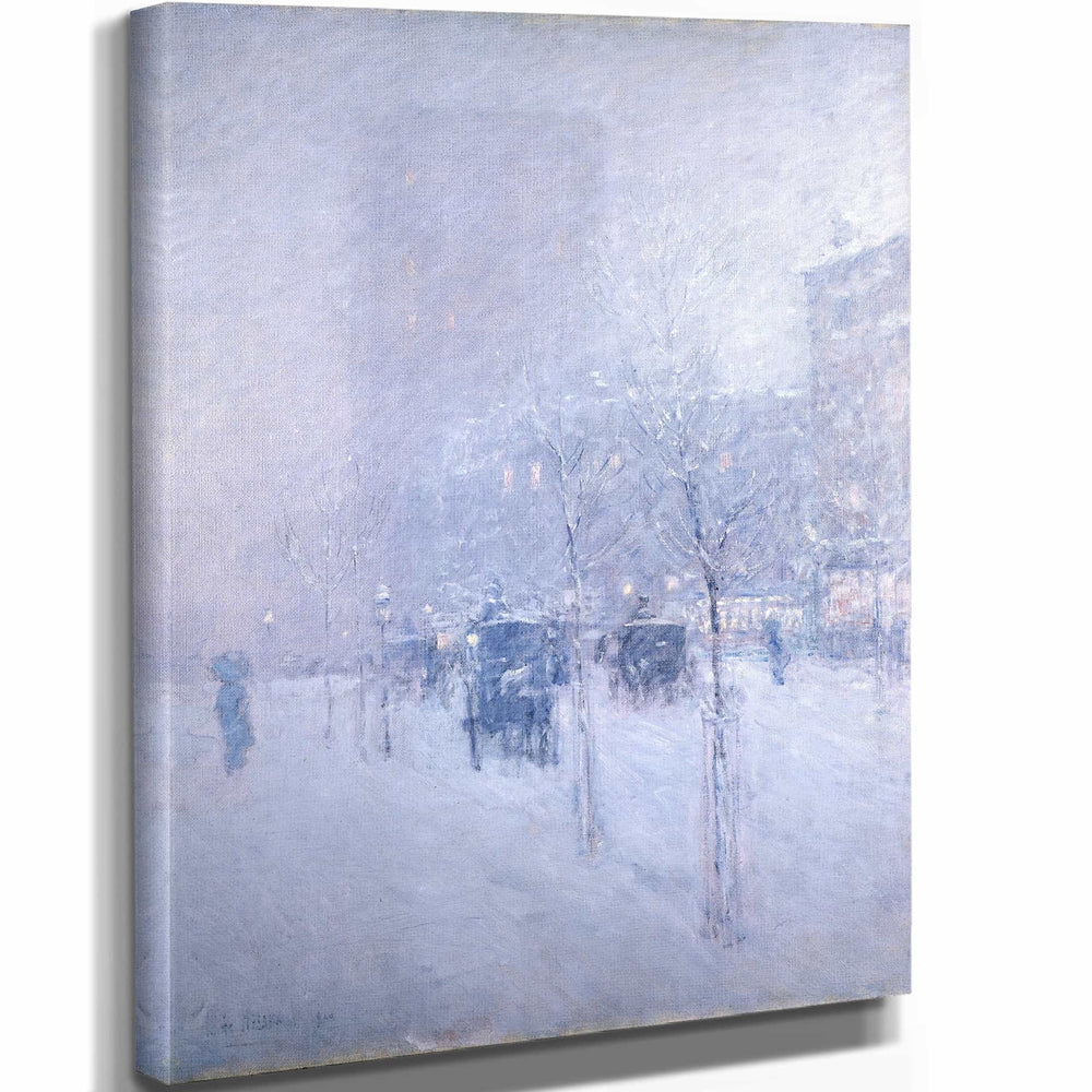 Childe Hassam Late Afternoon New York Winter By Childe Hassam