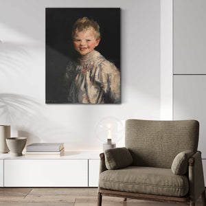 Robert Henri Laughing Child By Robert Henri