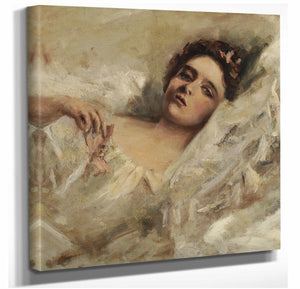 Alice Pike Barney 11" x 14" / Stretched Canvas Wrap Laura Alice By Alice Pike Barney