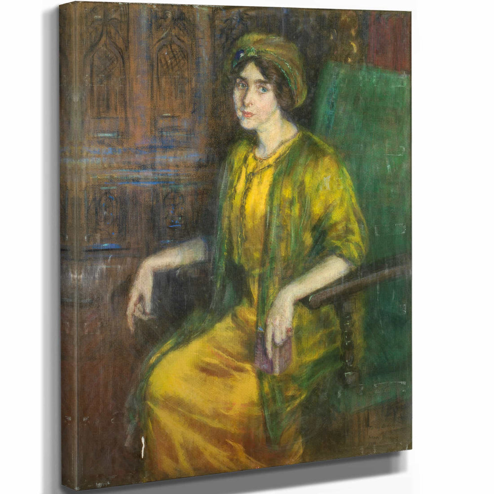 Alice Pike Barney 11" x 14" / Stretched Canvas Wrap Laura Dreyfus Barney By Alice Pike Barney