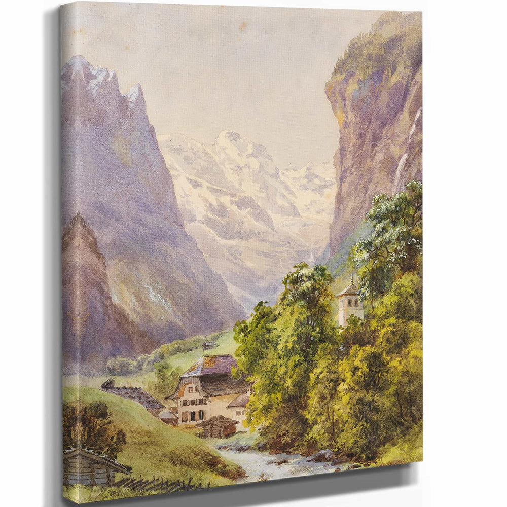 Edward Theodore Compton Lauterbrunnen By Edward Theodore Compton