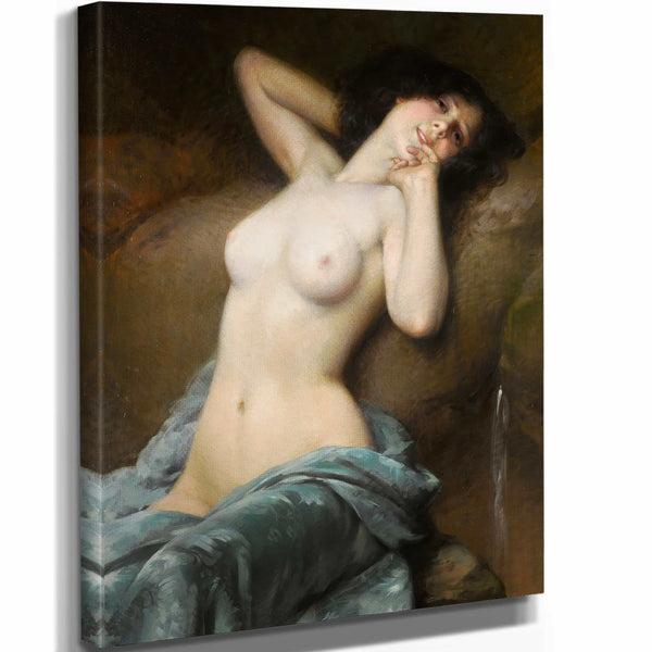 Albert Joseph Penot 11" x 14" / Stretched Canvas Wrap Le Charme De La Soiree By Albert Joseph Penot