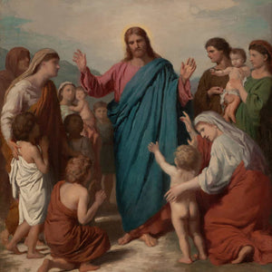 Charles Henri Hilaire Michel Le Christ Au Milieu Des Enfants By Charles Henri Hilaire Michel