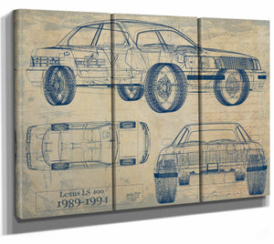 Lexus Ls 400 1989 1994 Wall Art from Bella Frye.