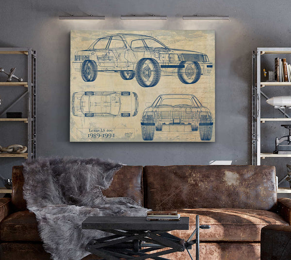 Lexus Ls 400 1989 1994 Wall Art from Bella Frye.