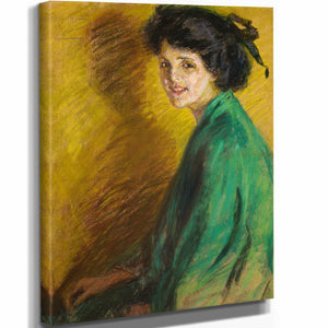 Alice Pike Barney 11" x 14" / Stretched Canvas Wrap Light Hearted By Alice Pike Barney